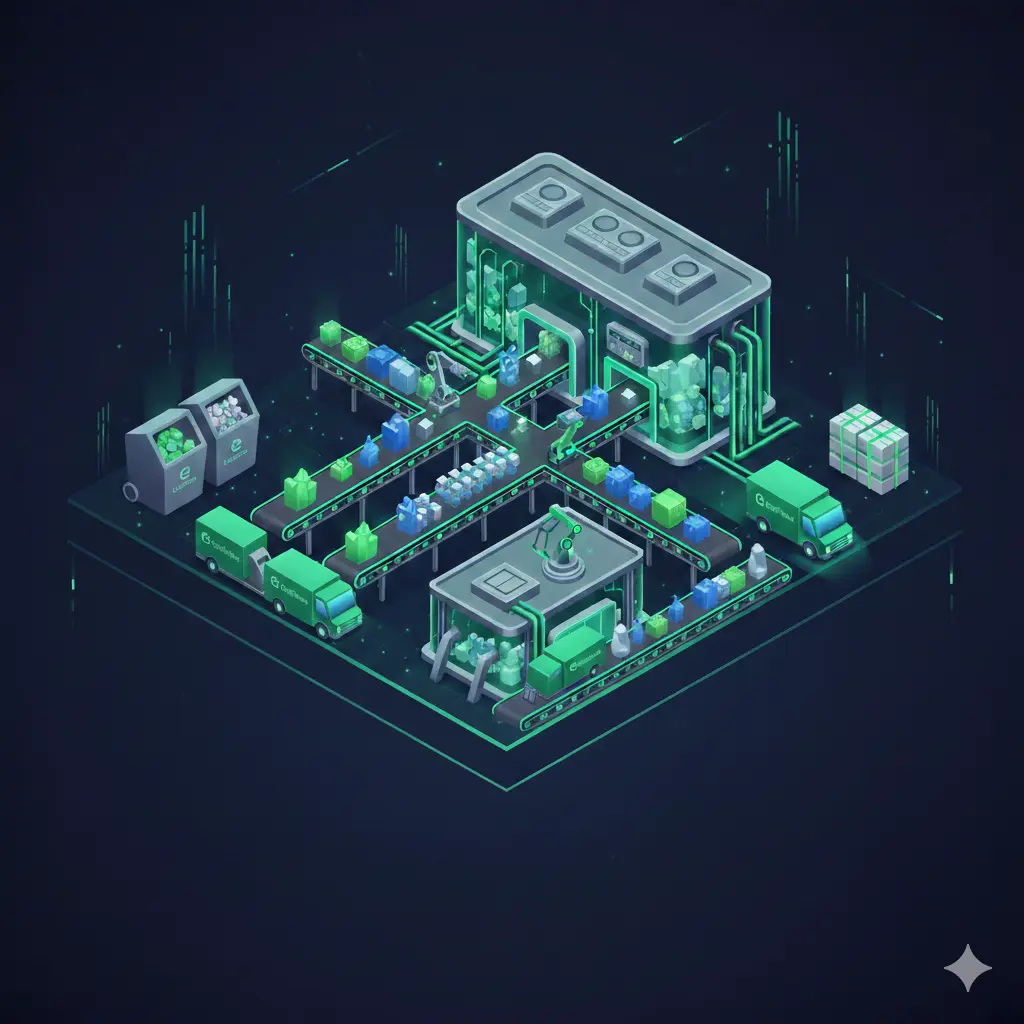 EcoHissa aqlli chiqindi qutisi